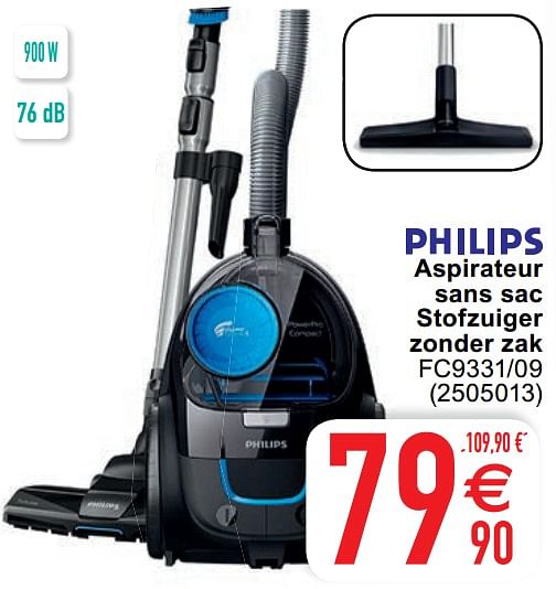 Soldes aspirateur discount sans sac cora