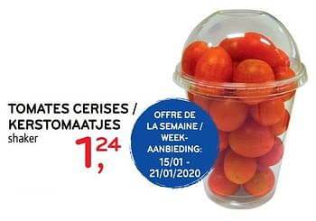 Promotions Tomates cerises - Produit maison - Alvo - Valide de 15/01/2020 à 28/01/2020 chez Alvo