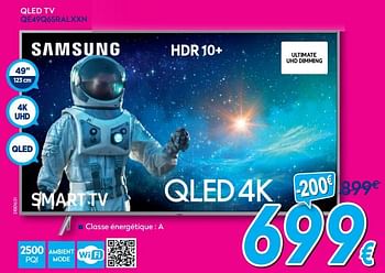 Promotions Samsung qled tv qe49q65ralxxn - Samsung - Valide de 03/01/2020 à 31/01/2020 chez Krefel