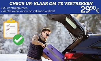 Promoties Check up: klaar om te vertrekken - Huismerk - Auto 5  - Geldig van 08/01/2020 tot 10/03/2020 bij Auto 5