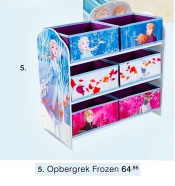 Promotions Opbergrek frozen - Disney - Valide de 06/01/2020 à 25/01/2020 chez Baby & Tiener Megastore