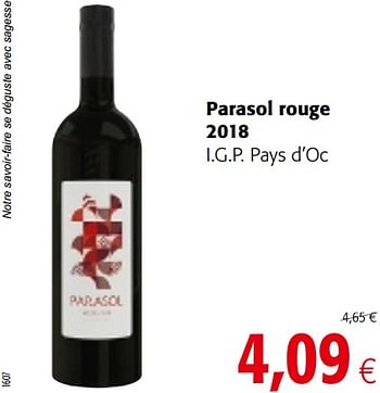 wijnen rouge 2018 i.g.p. pays d`oc - bij Colruyt