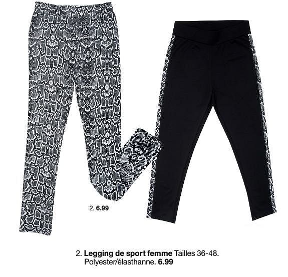 Produit maison Zeeman Legging de sport femme En promotion chez