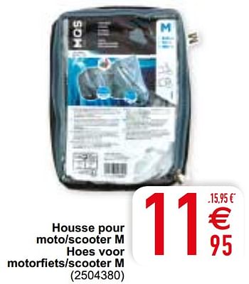 Promoties Housse pour moto-scooter m hoes voor motorfiets-scooter m - M - Geldig van 07/01/2020 tot 20/01/2020 bij Cora