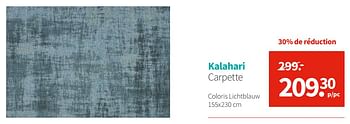 Promotions Kalahari carpette - Produit Maison - Carpetright - Valide de 03/01/2020 à 31/01/2020 chez Carpetright