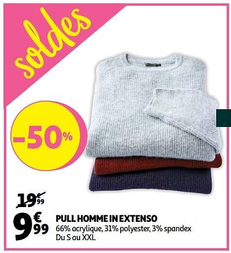 pull in extenso homme auchan