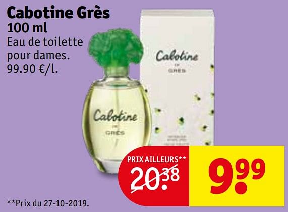 cabotine kruidvat