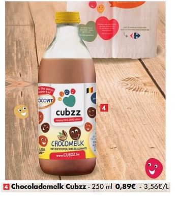 Promoties Chocolademelk cubzz - Cubzz - Geldig van 08/01/2020 tot 20/01/2020 bij Carrefour