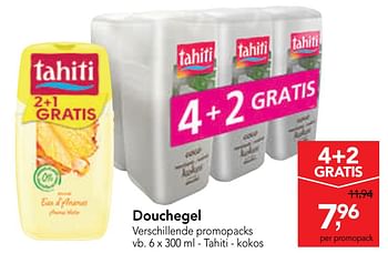 Promoties Douchegel tahiti - kokos - Palmolive Tahiti - Geldig van 15/01/2020 tot 28/01/2020 bij Makro