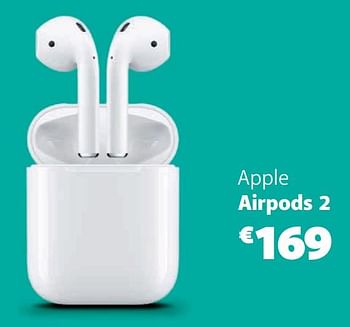 Promoties Apple airpods 2 - Apple - Geldig van 07/01/2020 tot 13/02/2020 bij Base