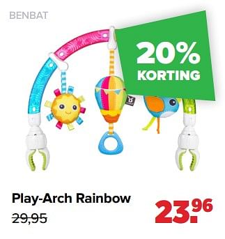 Promoties Play-arch rainbow - Benbat - Geldig van 03/01/2020 tot 25/01/2020 bij Baby-Dump