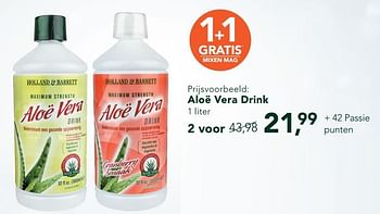 Promotions Aloë vera drink - Produit maison - Holland & Barrett - Valide de 30/12/2019 à 26/01/2020 chez Holland & Barret