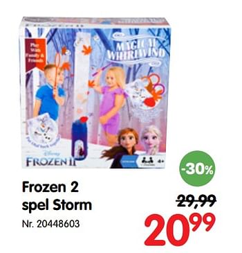 Promoties Frozen 2 spel storm - Disney  Frozen - Geldig van 03/01/2020 tot 31/01/2020 bij Fun