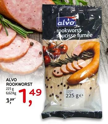 Promoties Alvo rookworst - Huismerk - C&B - Geldig van 08/01/2020 tot 21/01/2020 bij C&B