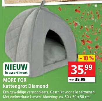 Promotions More for kattengrot diamond - More For - Valide de 13/01/2020 à 22/01/2020 chez Maxi Zoo