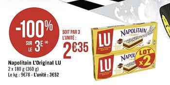 Promotions Napolitain l`original lu - Lu - Valide de 06/01/2020 à 03/02/2020 chez Super Casino