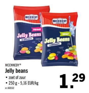 Mcennedy Jelly beans - Promotie Lidl bij