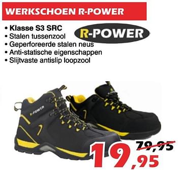 Promoties Werkschoen r-ppwer - R-Power - Geldig van 04/01/2020 tot 31/01/2020 bij Itek