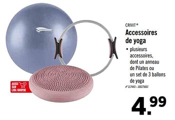 Promotions Accessoires de yoga - Crivit - Valide de 20/01/2020 à 25/01/2020 chez Lidl