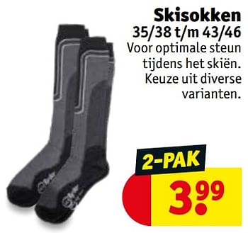 Promoties Skisokken - Huismerk - Kruidvat - Geldig van 14/01/2020 tot 26/01/2020 bij Kruidvat
