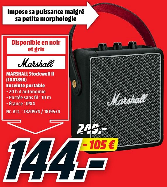 Media markt hot sale marshall stockwell