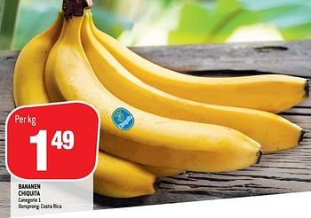 Promotions Bananen chiquita - Chiquita - Valide de 15/01/2020 à 21/01/2020 chez Match