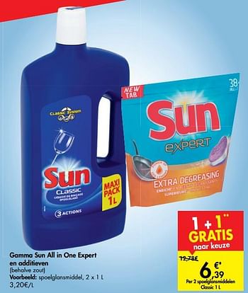 Promoties Spoelglansmiddel - Sun - Geldig van 15/01/2020 tot 27/01/2020 bij Carrefour