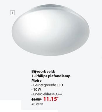 Promoties Philips plafondlamp moire - Philips - Geldig van 15/01/2020 tot 27/01/2020 bij Gamma
