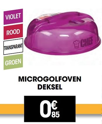 Promoties Microgolfoven deksel - Huismerk - Electro Depot - Geldig van 30/01/2020 tot 15/02/2020 bij Electro Depot