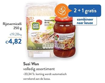 Promoties Suzi wan rijstvermicelli - Suzi Wan - Geldig van 15/01/2020 tot 28/01/2020 bij OKay