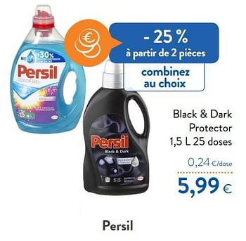 Promotions Persil black + dark protector - Persil - Valide de 15/01/2020 à 28/01/2020 chez OKay