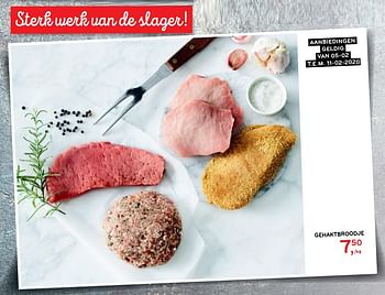 Promoties Gehaktbroodje - Huismerk - Alvo - Geldig van 05/02/2020 tot 11/02/2020 bij Alvo