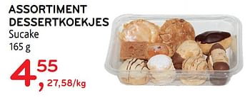 Promoties Assortiment dessertkoekjes sucake - Huismerk - Alvo - Geldig van 29/01/2020 tot 11/02/2020 bij Alvo