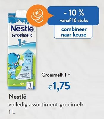 Promotions Nestlé volledig assortiment groeimelk - Nestlé - Valide de 15/01/2020 à 28/01/2020 chez OKay