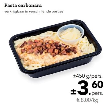Promoties Pasta carbonara - Huismerk - Buurtslagers - Geldig van 17/01/2020 tot 30/01/2020 bij Buurtslagers