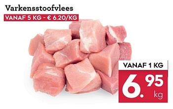 Promotions Varkensstoofvlees - Huismerk - Buurtslagers - Valide de 17/01/2020 à 30/01/2020 chez Buurtslagers