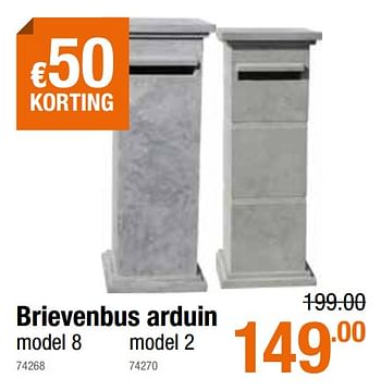 Promotions Brievenbus arduin model 8 - Produit maison - Cevo - Valide de 16/01/2020 à 29/01/2020 chez Cevo Market