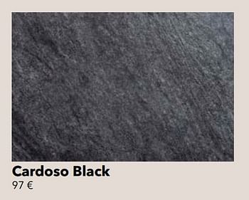 Promotions Cardoso black - Huismerk - Kvik - Valide de 01/01/2020 à 31/12/2020 chez Kvik Keukens