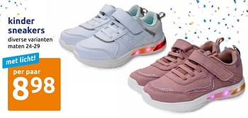 Promoties Kinder sneakers - Huismerk - Action - Geldig van 22/01/2020 tot 28/01/2020 bij Action