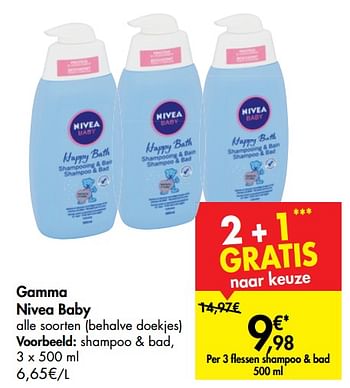 Nivea Gamma Nivea Baby Shampoo Bad En Promotion Chez Carrefour