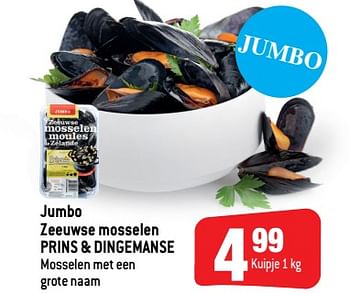 Promoties Jumbo zeeuwse mosselen prins + dingemanse - Prins & Dingemanse - Geldig van 22/01/2020 tot 28/01/2020 bij Smatch