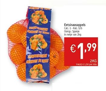 Promoties Eetsinaasappels - Huismerk - Intermarche - Geldig van 21/01/2020 tot 26/01/2020 bij Intermarche