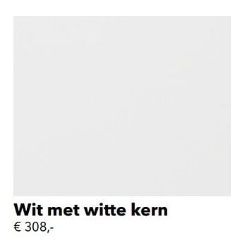 Promoties Wit met witte kern - Huismerk - Kvik - Geldig van 01/01/2020 tot 31/12/2020 bij Kvik Keukens