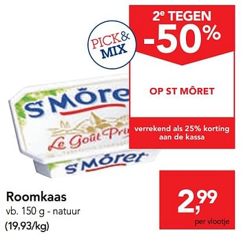 Promoties St môret roomkaas natuur - St Môret  - Geldig van 29/01/2020 tot 11/02/2020 bij Makro