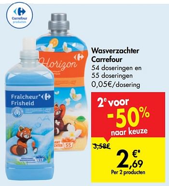 Promoties Wasverzachter carrefour - Huismerk - Carrefour  - Geldig van 20/01/2020 tot 03/02/2020 bij Carrefour