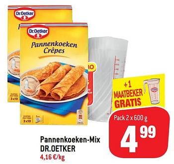Promoties Pannenkoeken-mix dr.oetker - Dr. Oetker - Geldig van 22/01/2020 tot 28/01/2020 bij Match