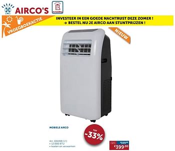 Promoties Mobiele airco koelen en verwarmen - Huismerk - Zelfbouwmarkt - Geldig van 28/01/2020 tot 02/03/2020 bij Zelfbouwmarkt