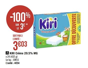Promotions Kiri crème - KIRI - Valide de 20/01/2020 à 03/02/2020 chez Super Casino