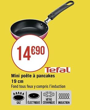 Tefal Mini poêle à pancakes - En promotion chez Géant Casino