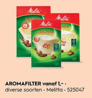 Promoties Aromafilter - Melitta - Geldig van 27/01/2020 tot 23/02/2020 bij Blokker